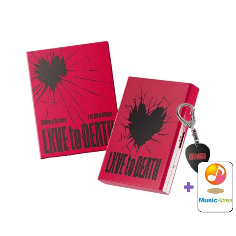 Xdinary Heroes - 7th Mini Album [LXVE to DEATH] (Tin Case Ver.) + MusicKorea Photocard